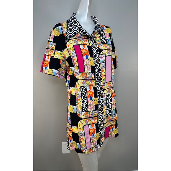 CAMILLA Signora Milano Button Front Mini Dress Size S $649 - Picture 11 of 12